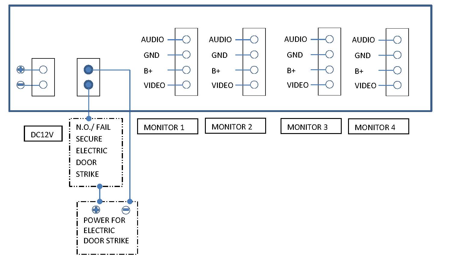 4-Apartment Video Intercom Door Camera BCVD-04AL - ULTIMA-TECH